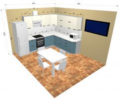 3D конструктор кухни! Нарисуй кухню сам! в магазине Алёша-Мебель