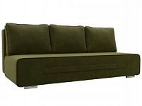Прямой диван Приам (Микровельвет Зеленый)