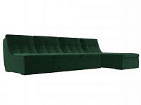 Угловой модульный диван Холидей (Велюр Зеленый)