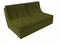 Модуль Холидей раскладной диван (Микровельвет Зеленый)