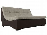 Модуль Монреаль диван (Рогожка\Экокожа Корфу 02\коричневый)