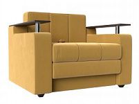 Кресло-кровать Мираж (Микровельвет Желтый)