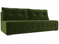 Прямой диван Лондон (Микровельвет Зеленый)