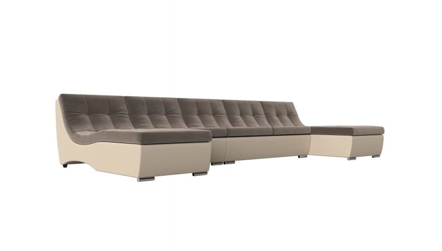 П-образный модульный диван Монреаль Long в магазине Алёша-Мебель