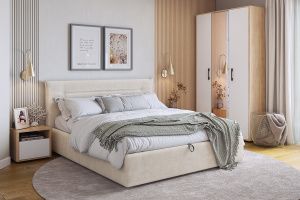 Кровать мягкая Альба 1.6 в магазине Алёша-Мебель