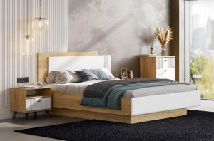 Кровать Милан 1,6 с подъёмным механизмом в магазине Алёша-Мебель