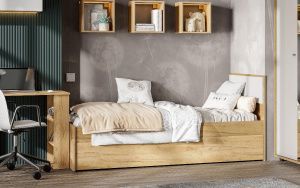 Кровать Милан 0,9 с ящиками в магазине Алёша-Мебель
