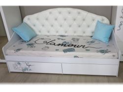 Кровать Гламур 0,8 в магазине Алёша-Мебель
