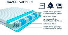 Матрас Белая Линия 3 1,2*2,0