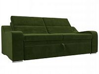 Прямой диван Медиус (Микровельвет Зеленый)