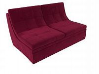 Модуль Холидей раскладной диван (Микровельвет Бордовый)