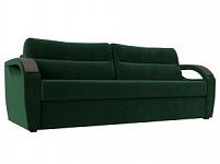 Прямой диван Форсайт (Велюр Зеленый)