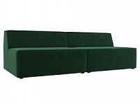 Прямой модульный диван Монс (Велюр Зеленый)