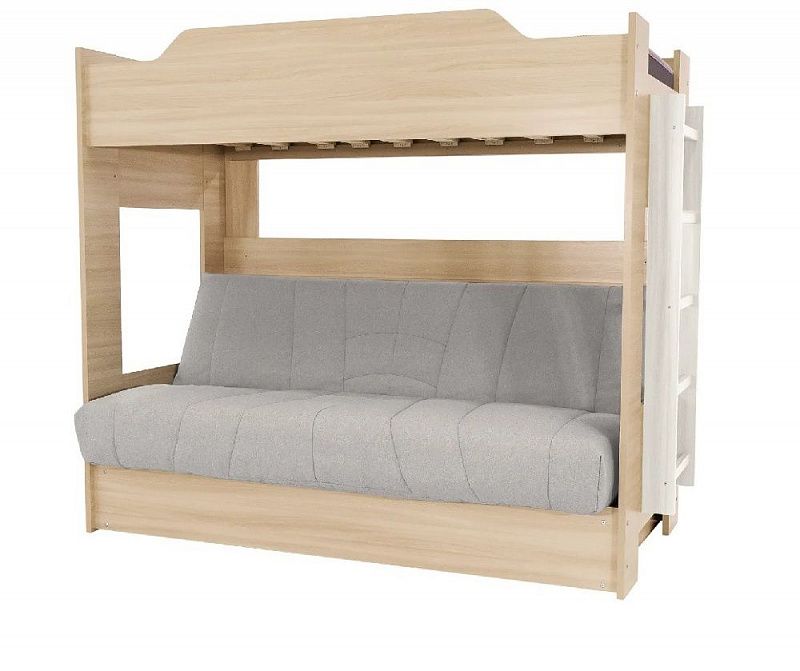 Двухъярусная кровать с диван-кроватью Бонель