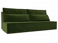 Прямой диван Фабио Лайт (Микровельвет Зеленый)