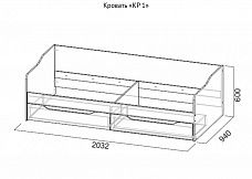 Кровать КР-1