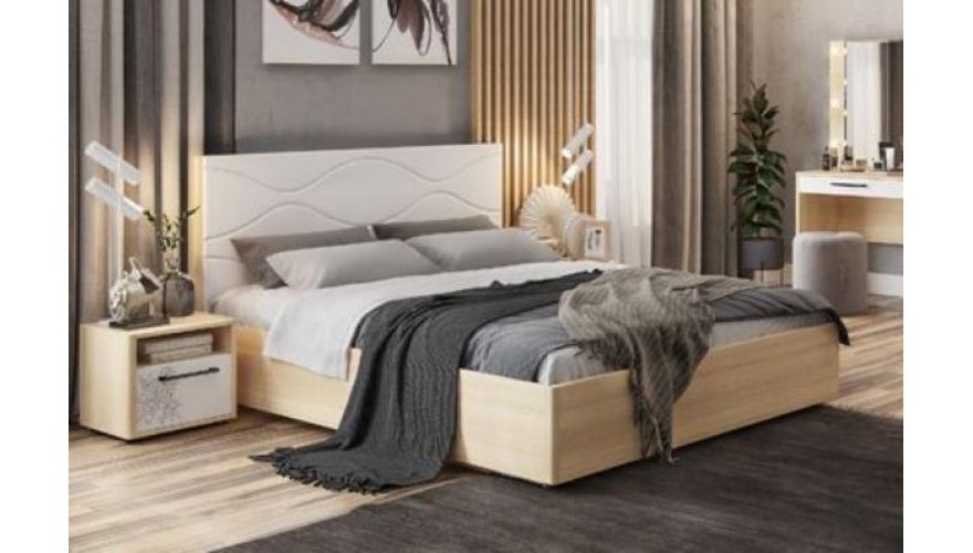 Кровать Зара Люкс с подъемным механизмом 1.4 в магазине Алёша-Мебель