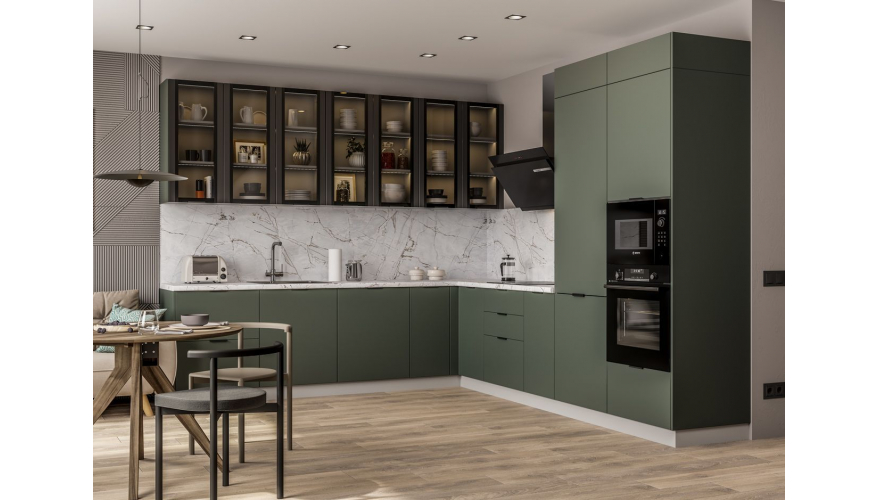 Модульная кухня МДФ Ройс  в магазине Алёша-Мебель